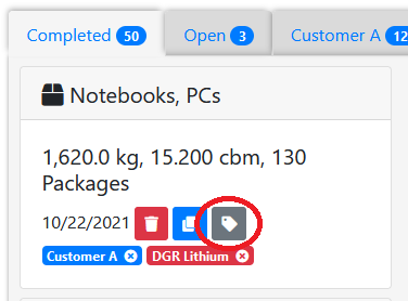 Label zu Berechnung hinzufügen